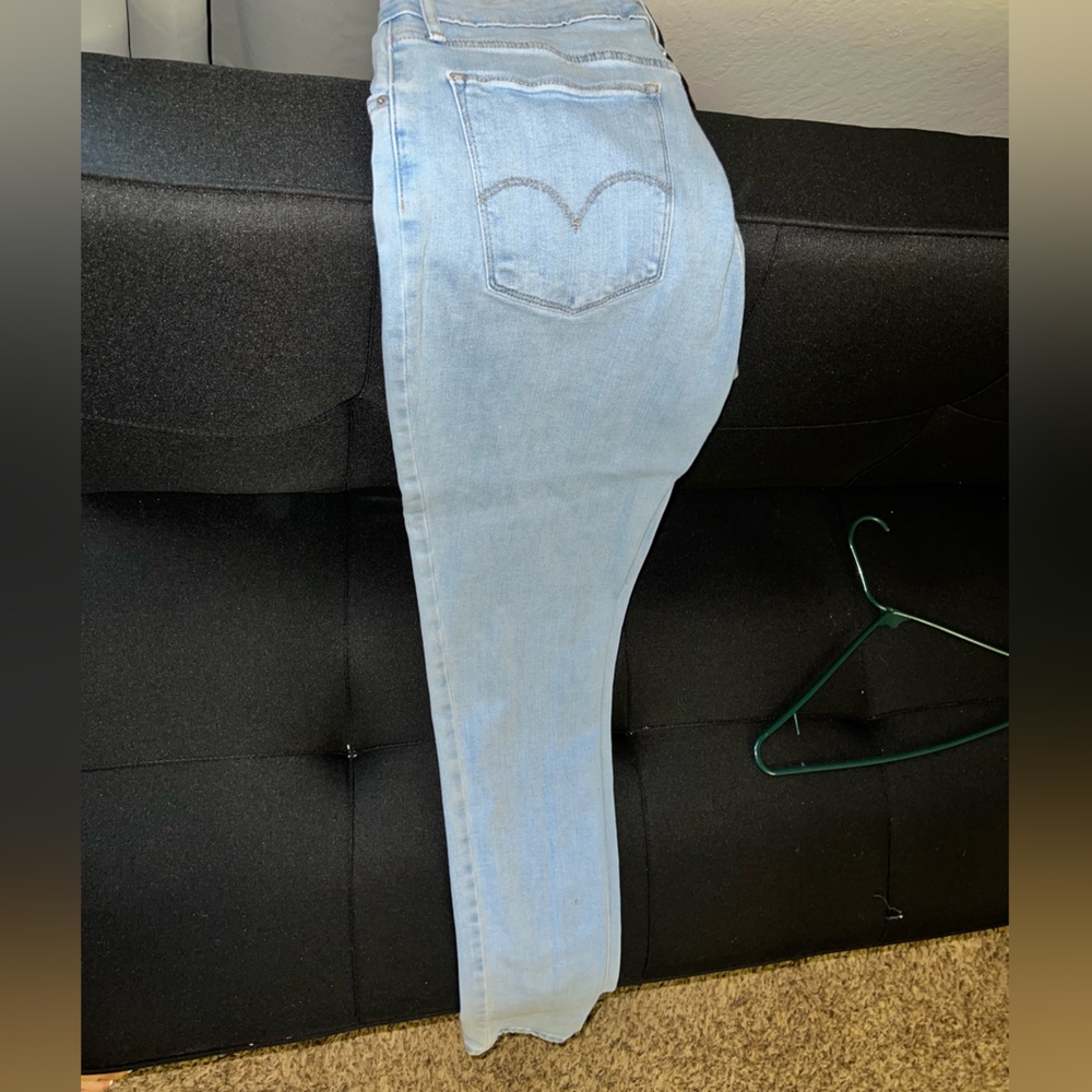 721 Light denim High rise skinny Levi jeans